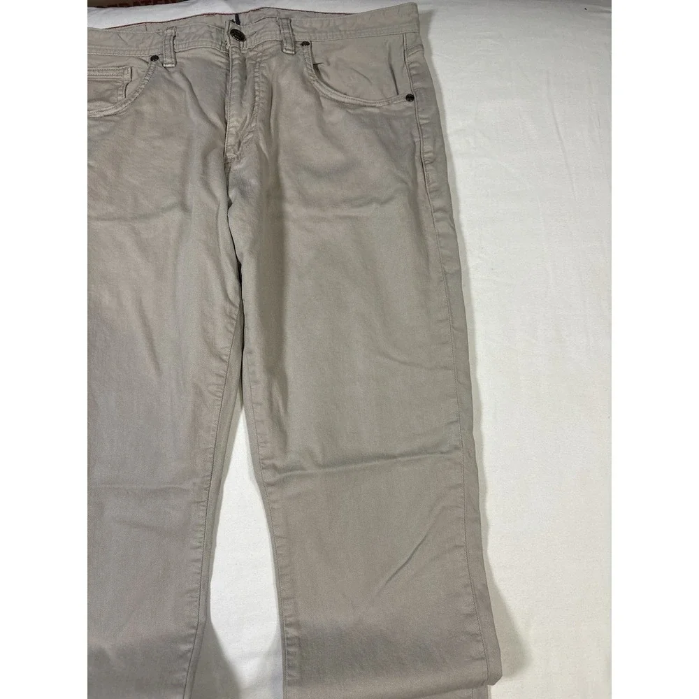 johnnie-O Hugo 5-Pocket Performance Pants Light Khaki Tan 34 x 32 ProModal